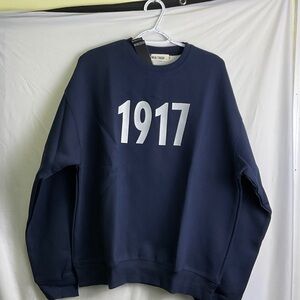 RealTakai Men's Navy Crewneck Sweater